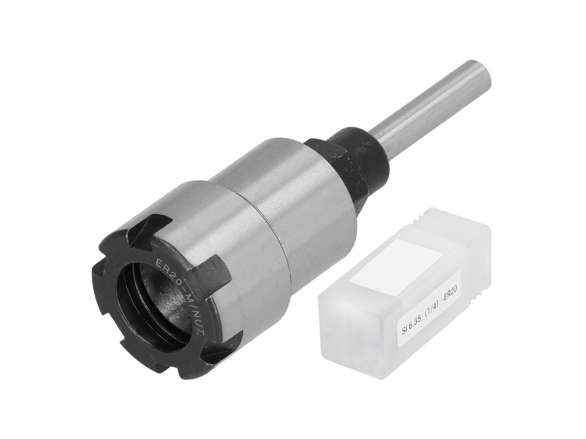 Extensor De Colete Er20 Para Fresa Com Porta-ferramenta 1/4 Polegada (6,35mm) Acessório De Torneira
