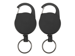2 Rolos Porta identidade Retráteis Anti perdas