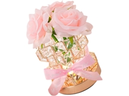 Luminária Noturna De Cristal Rosa Toddmomy Recarregável Via Usb