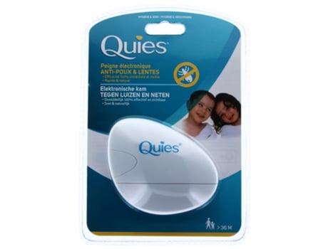 Pente eletrônico anti piolhos e lêndeas QUIES