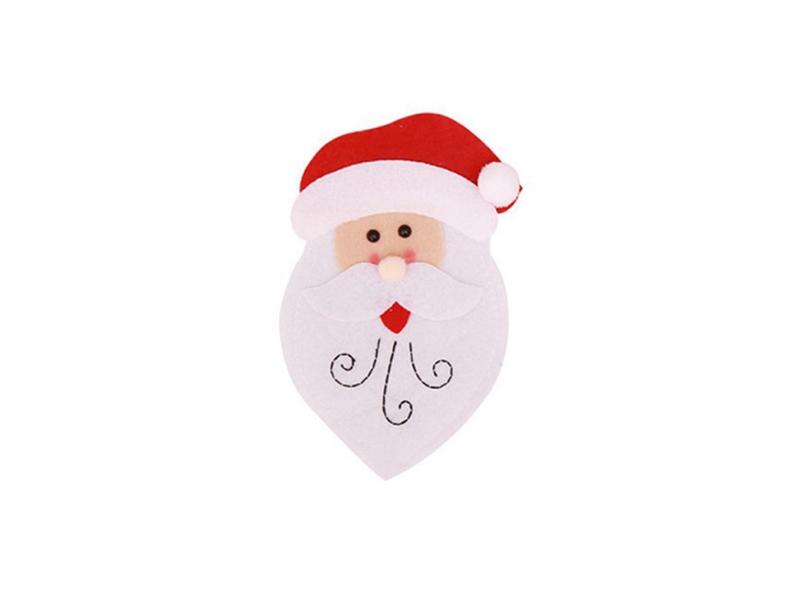 Laxiscreed Talheres De Natal Com Pai Natal Rechonchudo Para Decoração Festiva Natalícia