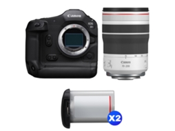 Eos R1 + Rf 70 200mm F/4 L Is Usm + 2 Canon Lp e19 + Ebook “20 Dicas para Fotos Que Impressionam” CANON