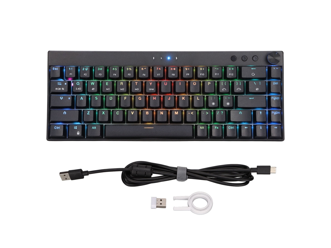 Teclado Mecânico Para Jogos 68 Teclas Rgb