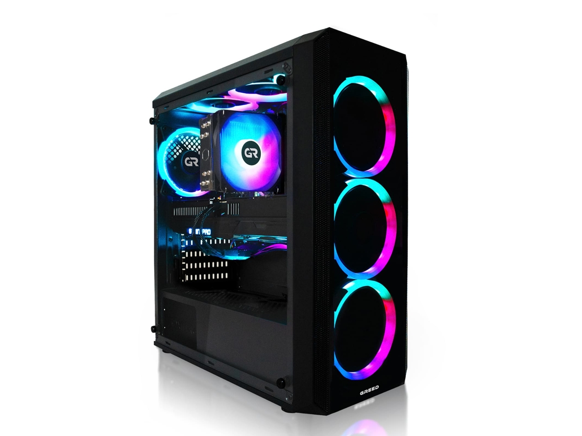 PC Gaming / Desktop - Greed MK2 – AMD Ryzen 7 5700X + RX 9060 XT 8GB - 32GB RAM DDR4 - 1TB SSD - WiFi - Windows 11 Pro