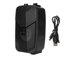 Caixa de som de karaokê portátil, Bluetooth, com luz LED, EOOCOO