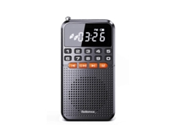 Mini Rádio Fm Portátil Com Antena Dupla E Receptor De Bolso Olysi Shop