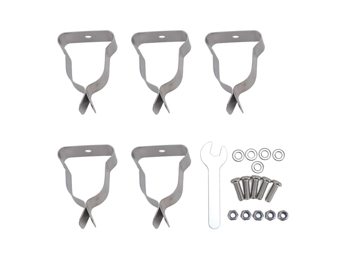 Kit Hardware Janela Capa Poço Mola Aço Galvanizado