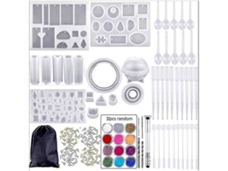 2026 kit de Resina para Principiantes Con Moldes de Silicona 2025 Diseñado para Joyería de Resina