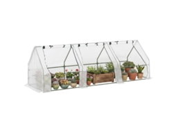 Serra Gives Garden Has Tunnel In Foot With Bordi Allungati Is Doors Has Cerniera. 270x90x90 Cm. White