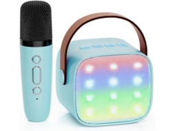 Mini Máquina De Karaokê Para Crianças E Adultos, Caixa De Som Bluetooth Portátil Com 1 Microfone Sem Fio, Brinquedos, Presentes De Aquaforge