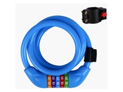 Cadeado De Bicicleta Infantil Com Combinação De Código, Multicolorido, 120 Cm Aquaforge