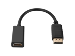 Cabo De Vídeo (transmissão De Vídeo Hd Dp Para Hdmi) Preto