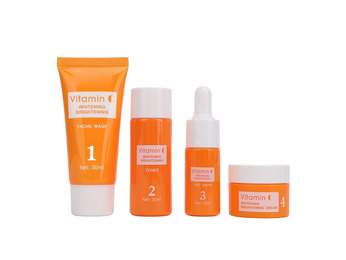 Kit De Cuidados Faciais Vitamina C Brancamento E Hidratação