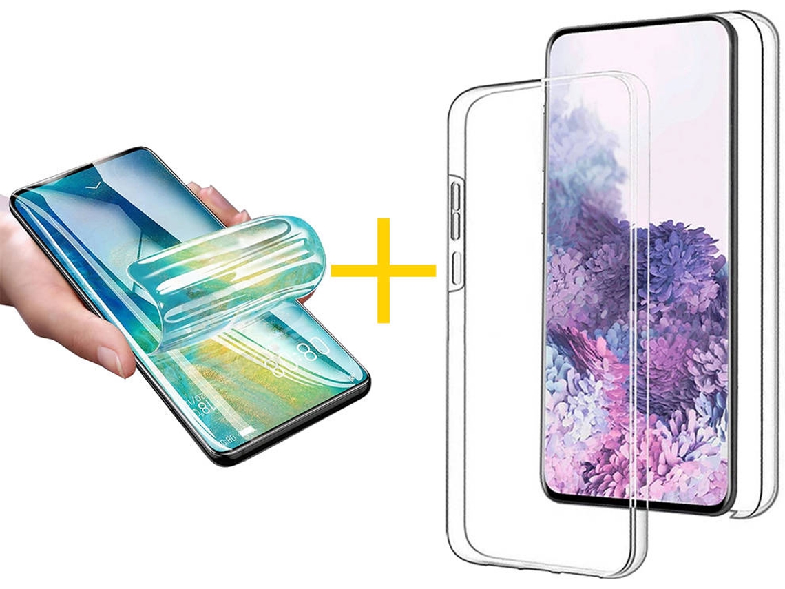 Capa + Película para Samsung Galaxy S20 FE 5G SKYHE Transparente Claro