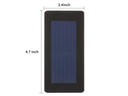 Painel Solar Flexível Primerox 0.3w/2v, bendável, 120x60mm, para luzes e brinquedos