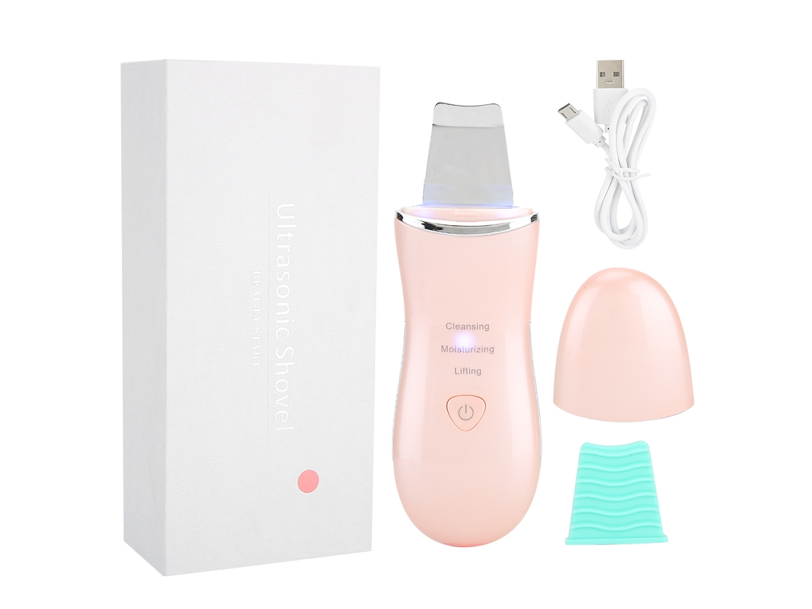 Escovador Ultrassônico Para Limpeza Facial E Massagem Por Vibração - Remoção De Cutilícula, Melhora Da Elasticidade Da Pele