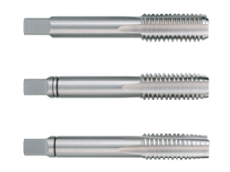 RUKO-246532-Conjunto De 3 Machos De Aterramento Para Rosqueamento Manual Bsw ~ Din 352 Hss Com Rosca 5/32"