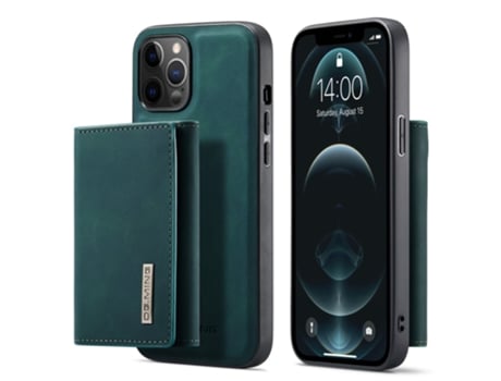 Capa Inch Para Iphone 13 Dg.ming Pele Sintética Verde