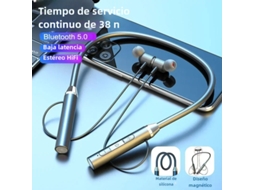 Fones de Ouvido Sem Fio Bluetooth 5.0, Microfone À Prova D'água, Design Intra auricular, Cancelamento de Ruído. MDUG