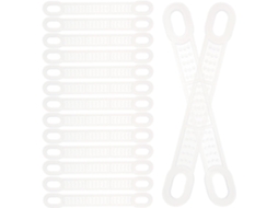Tiras Antiderrapantes De Silicone Frcolor Para Cabides, 50 Acessórios Compactos E Leves Para Lojas De Roupas