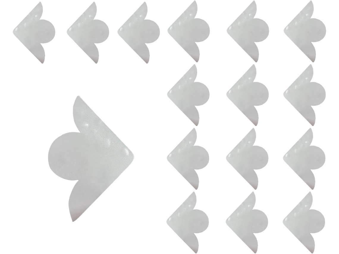 Almofadas Antiderrapantes Genéricas 10x10 Cm Com Adesivo Reutilizável Para Carpetes Protetores De Canto Pisos Cerâmicos