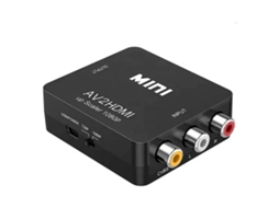 Conversor Av2hdmi Mini Av Para Hdmi, Adaptador Rca Para Hdmi, Vídeo E Áudio Hd 1080p Aquaforge