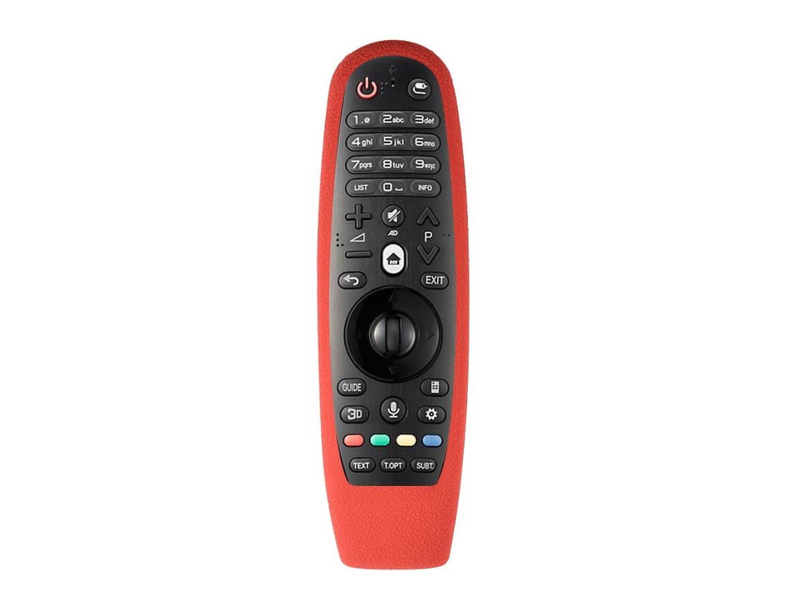 Capa Mali de Silicone para Controle Remoto LG, Vermelha