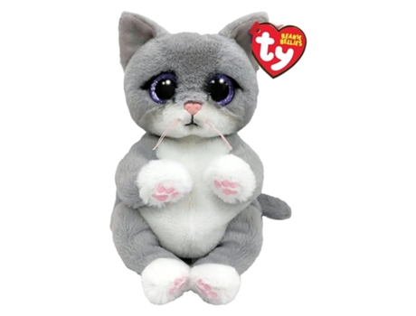 Ty Beanie Babies Bellies Morgan Cat Cinza Pelúcia Colecionável Ty 41055 Meteorp25pn