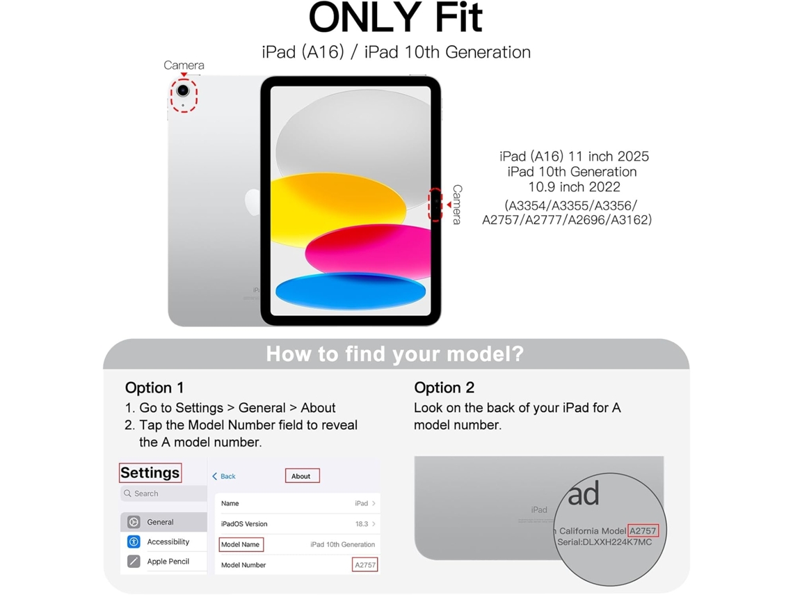 Capa Protetora Ultrafina Com Suporte E Função De Ativação/suspensão Automática Para Ipad 11ª/10ª Geração (2025/2022) Xinb Tuotuo (a16)