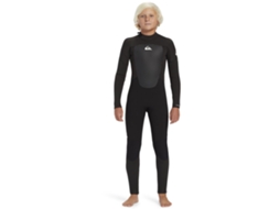 Terno de Neoprene Manga Longa com Zíper Nas Costas 4/3 Mm Pro Preto 8 Yearsquiksilver