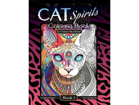 Livro Cat Spirits Coloring Book Book 1 de Cristina McAllister (Inglês)