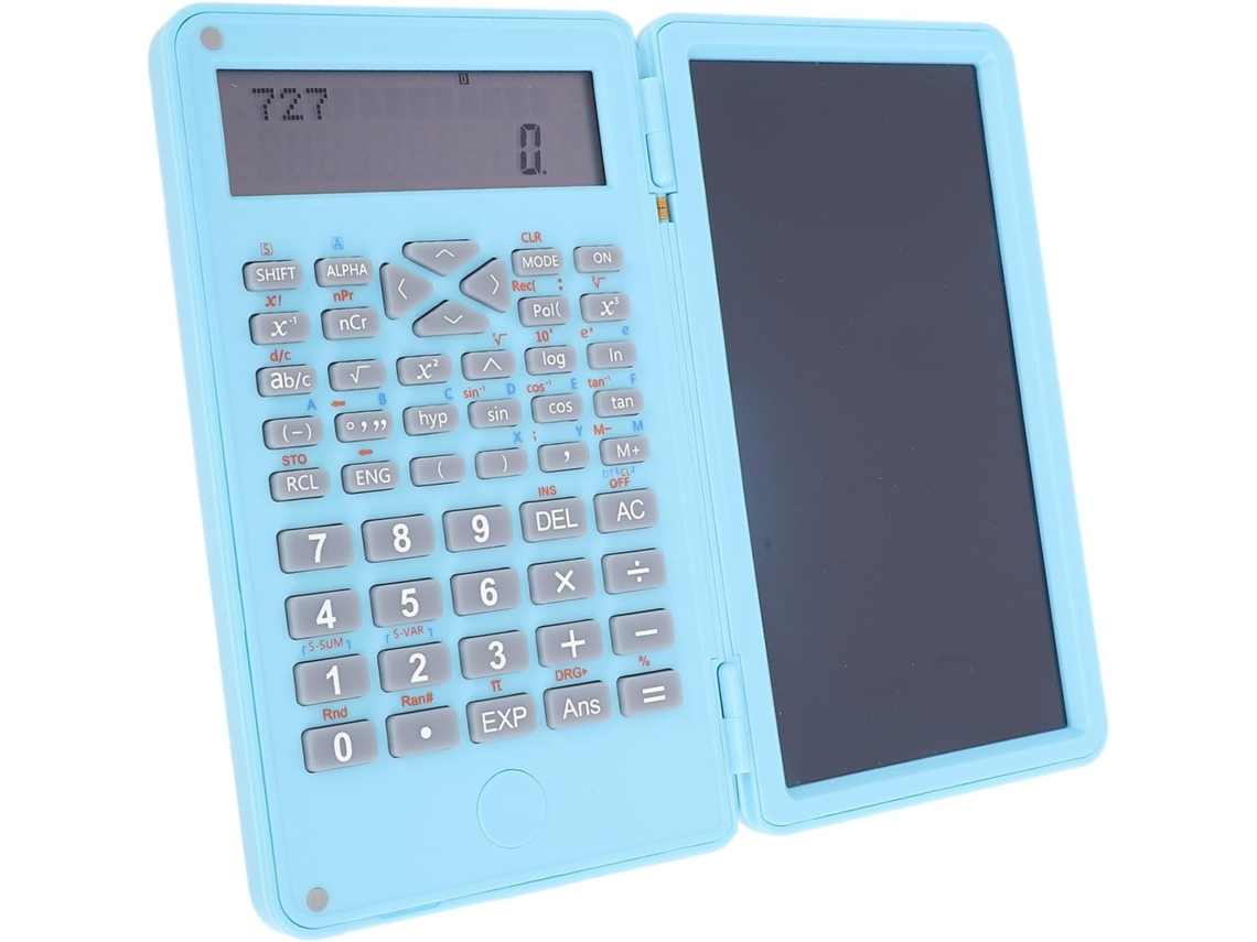 Calculadora Científica De Mesa, Visor De 2 Linhas, Proteção Ocular, Design