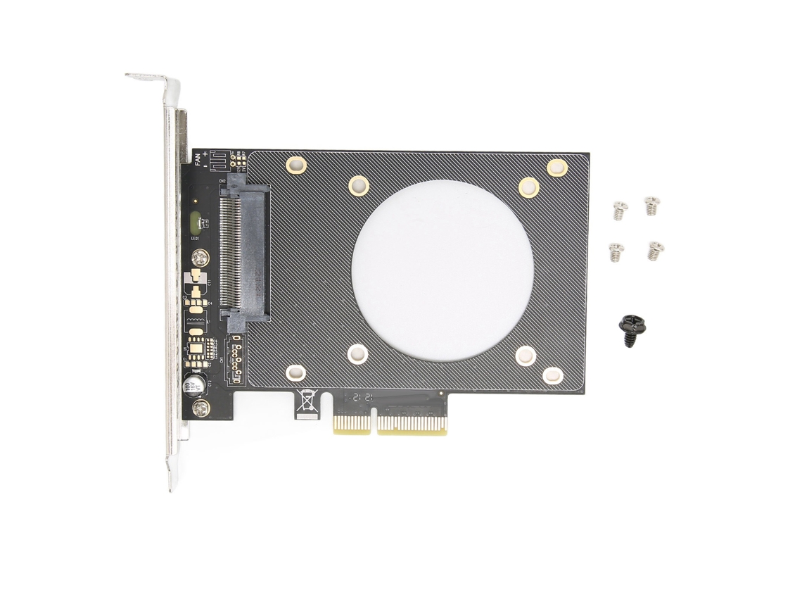2026 placa de Expansão Ssd Pcie X4 para Nvme Riser com Design Oco e Boa Dissipação de Calor para os X e Win