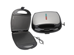 Laxiscreed Sanduicheira Multifuncional Para Paninis E Bifes Com Aquecimento Dupla Face