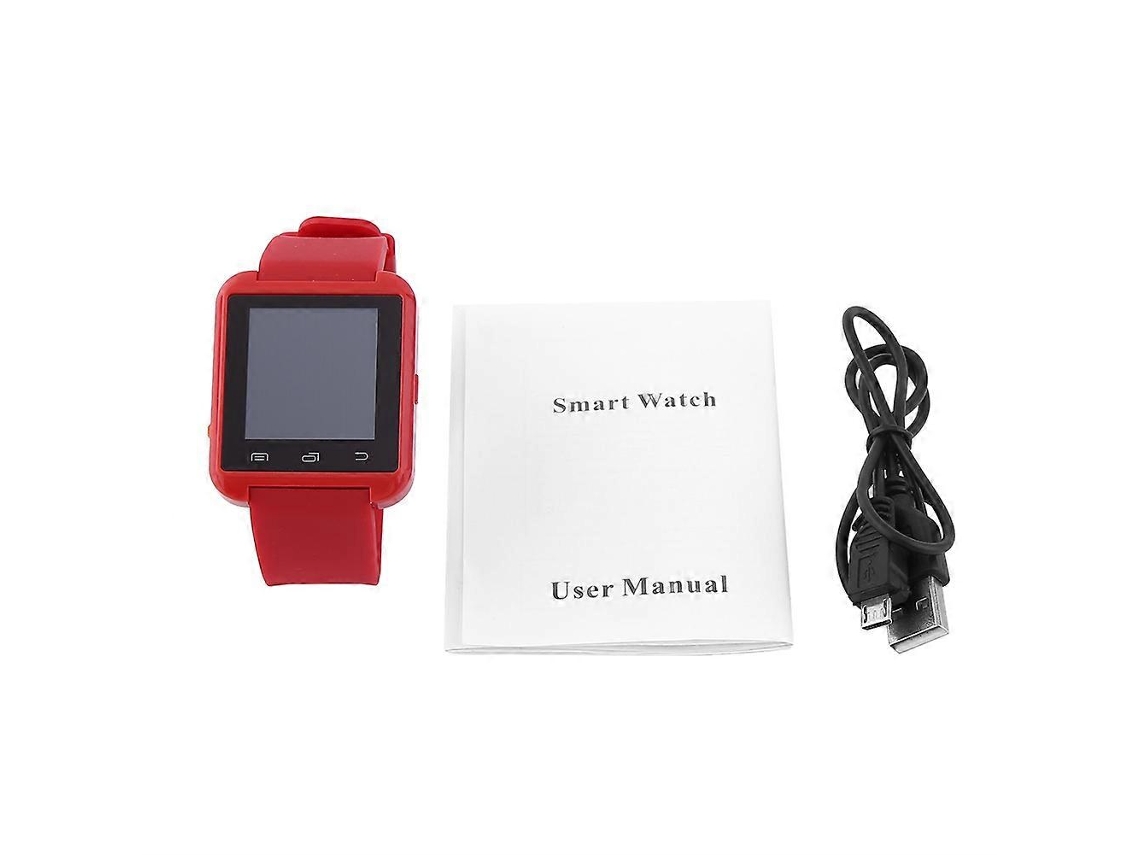 Relógio inteligente Red Ly Ebike Bluetooth com alarme anti-perda e tela sensível ao toque para smartphones
