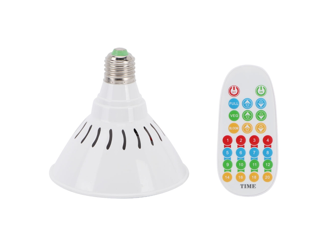 Lâmpada Led E27 12w com Temporizador para Plantas | S/MARCA