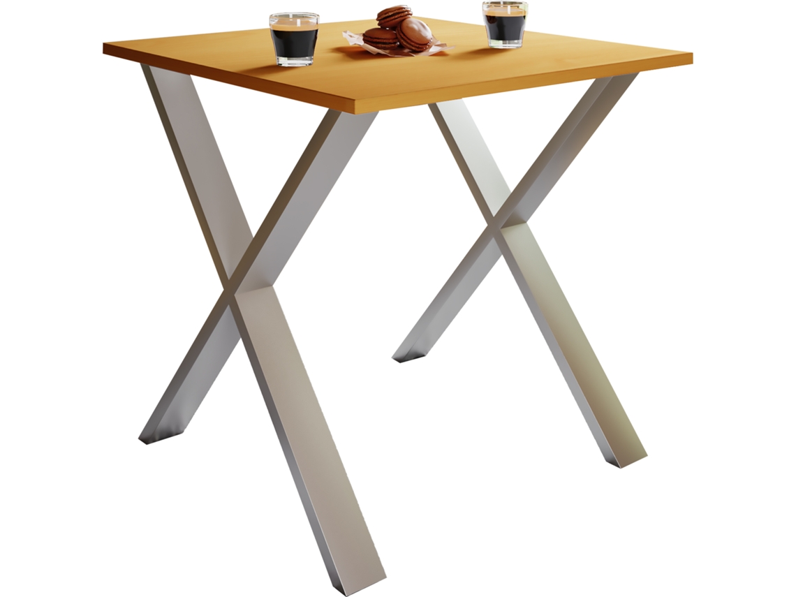 Mesa De Jantar De Madeira Mesa De Cozinha Xona X 80x50 Vcm