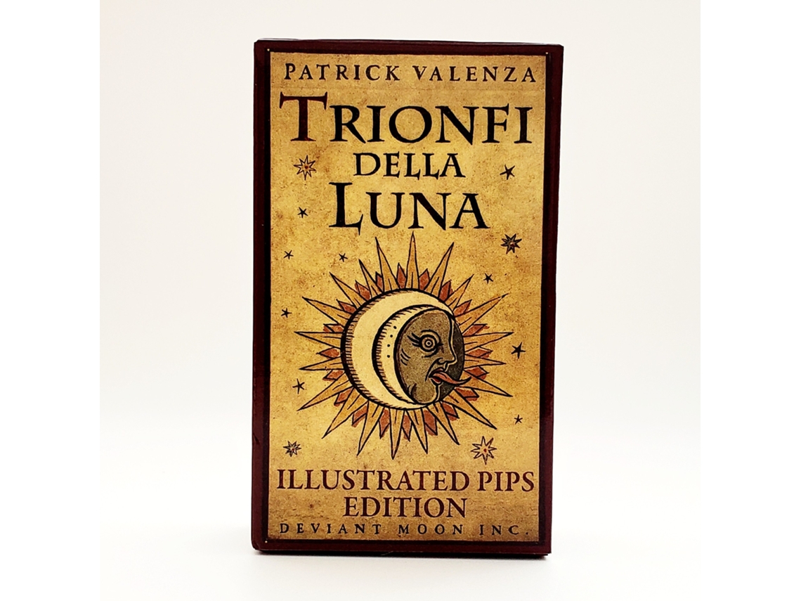 Conjunto De Tarot Lua Maligna (78 Cartas), Embalagem Em Caixa Colorida