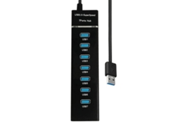 7 Portas Hub Usb 3.0 Adaptador de Alta Velocidade Multi Splitter Desktop Laptop Hub Tomada ALLINLESS