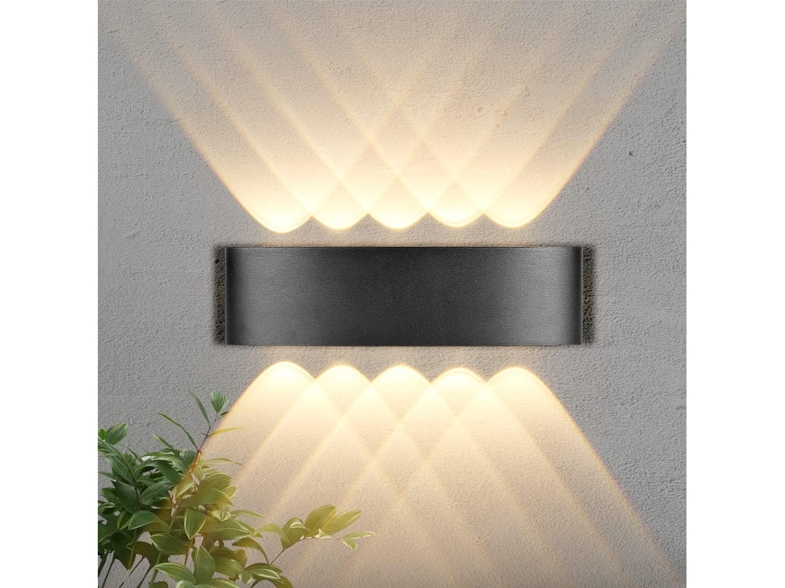 Luminária de parede LED vertical interna BRILVIBERA 10W 3000K com design moderno
