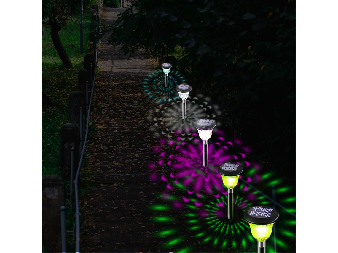 2pcs Luzes Solares Led com Sombra | S/MARCA