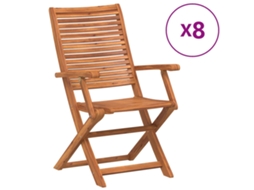 Folding Chair, Folding Chairs Vidaxl Marrom Madeira (n/a)