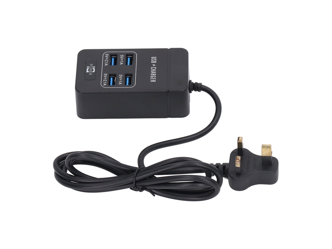 Laxiscreed Usb Smart Socket Portátil Com 4 Portas De Carregamento Rápido E Design Compacto