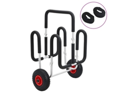 Vidaxl Carrinho De Sup Para 2 Pranchas De Surf 90 Kg Alumínio