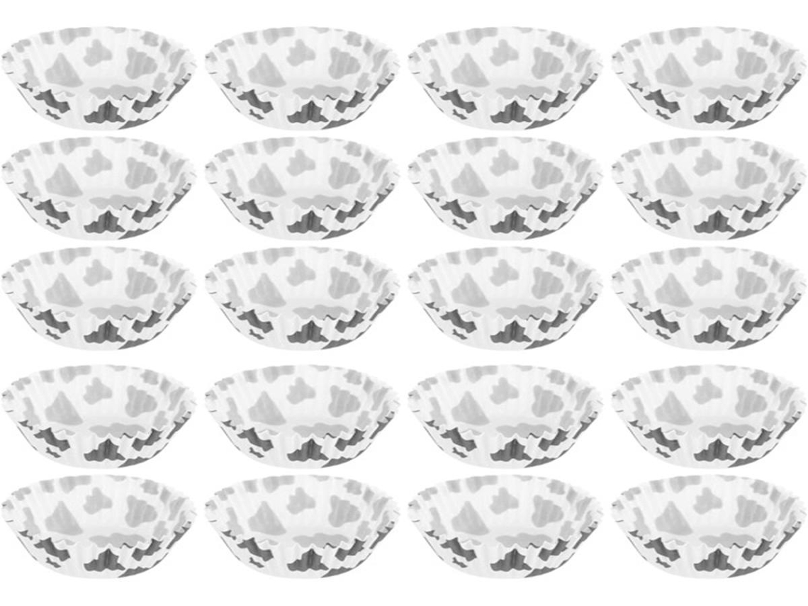 Lurelia Formas Para Muffins, 200 Unidades, Vaca, Para Muffins E Cupcakes