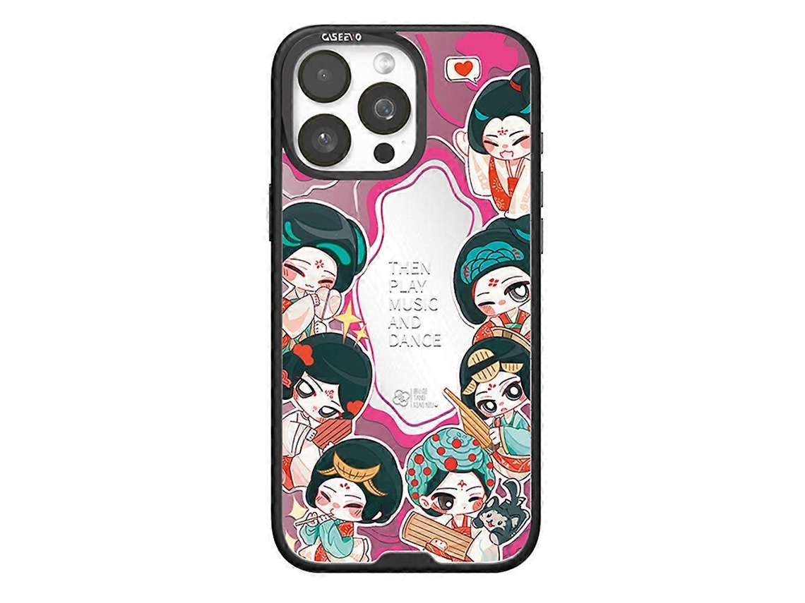 Capa Tkdaddy Caseevo Para Iphone 15 Pro Max Compatível Com Magsafe Tpu Acrílico Capa De Telefone Com Placa Traseira Feminina Da Dinastia Tang Palace M