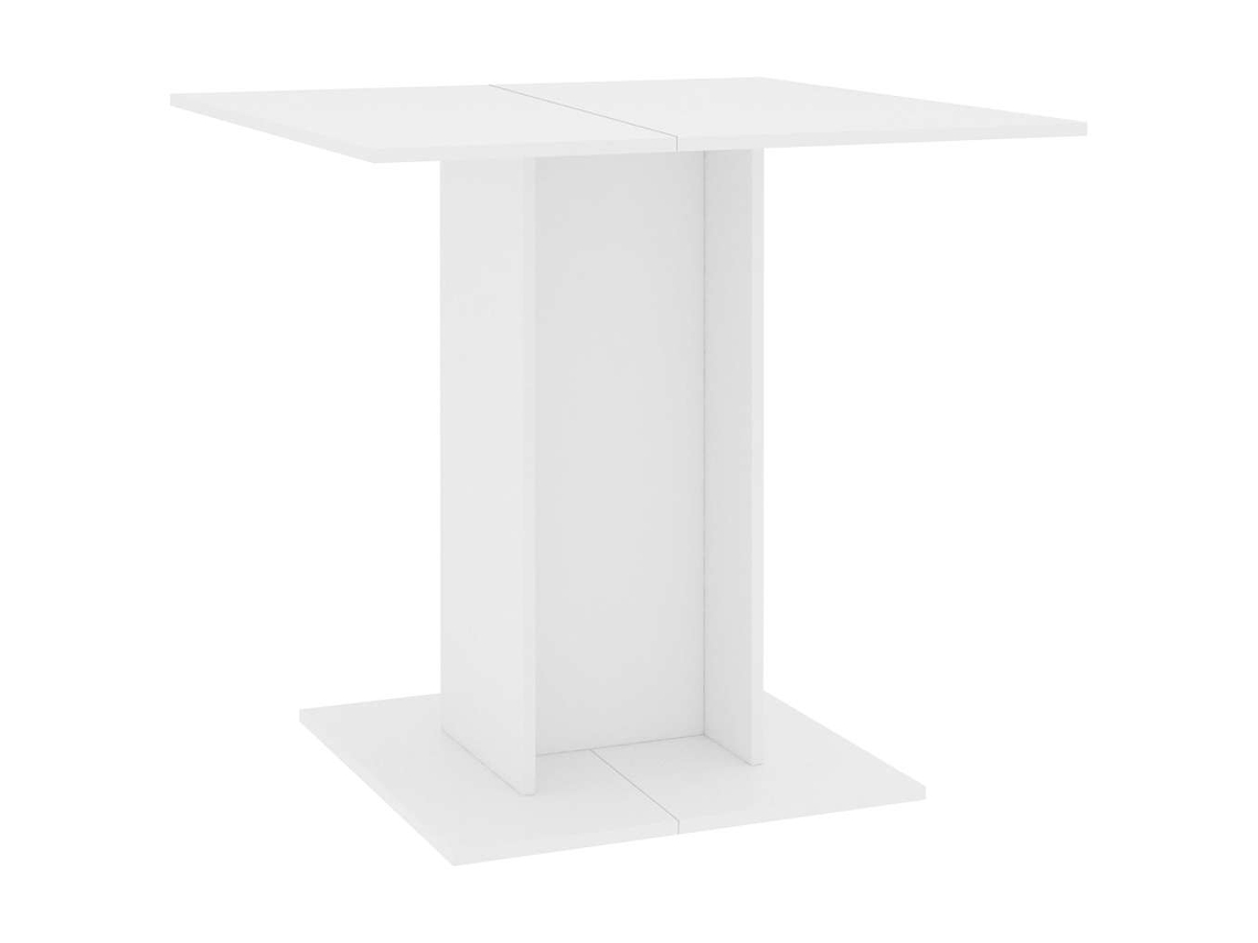 Mesa Jantar Derivado de Madeira Branco MAISON EXCLUSIVE