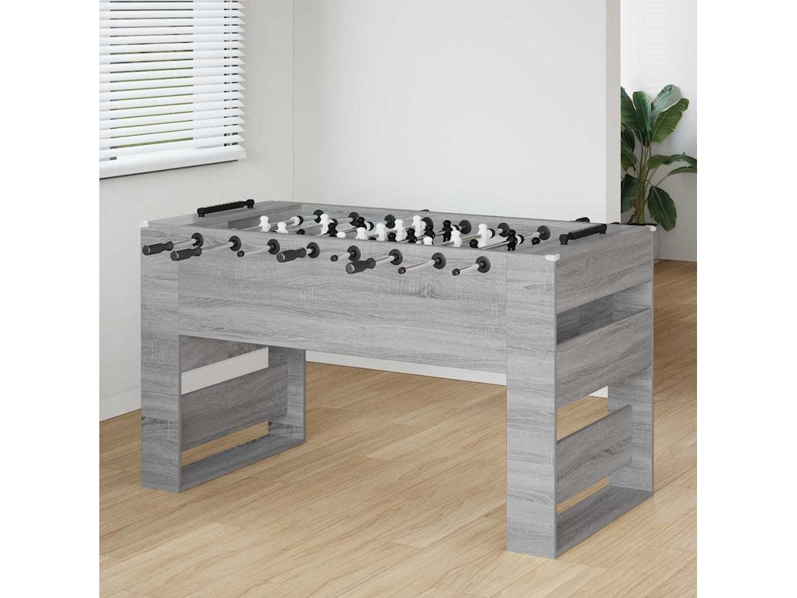 Vidaxl Mesa De Pebolim Sonoma Cinza 146,5 X 74 X 85 Cm