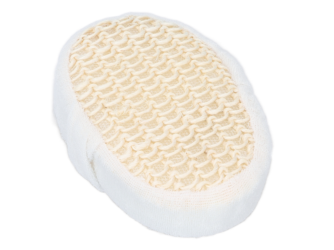 Esponja esfoliante corporal para banho e ducha