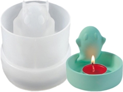 Molde Para Vela De Fantasma De Halloween